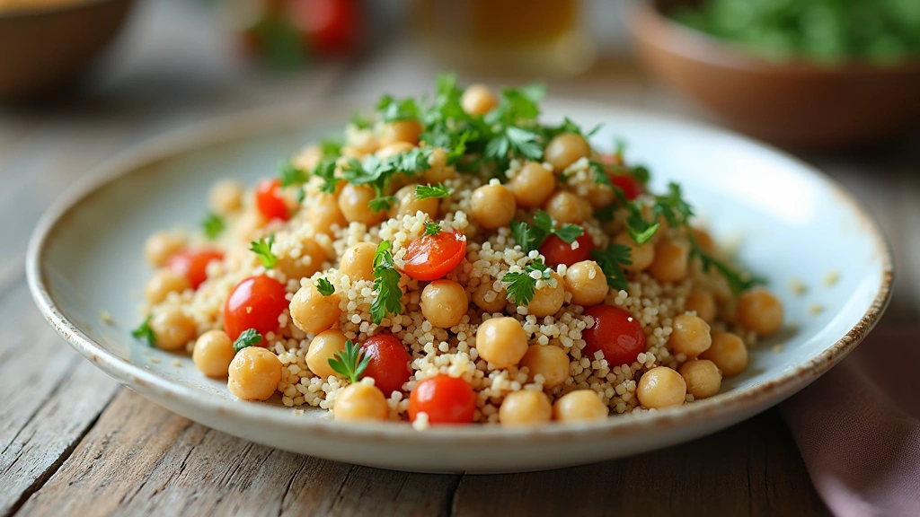 Mediterranean Couscous Salad with Chickpeas and Tahini Dressing - Recipe Zesty – Bold Flavors, Simple Recipes