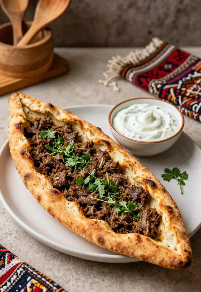 16 Authentic Turkish Lamb Recipes You Can Make at Home - 7. Turkish Lamb Pizza (Pide) 1