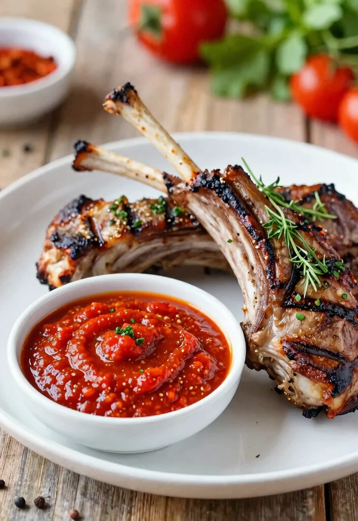 16 Best Lamb Sauce Recipes (Mint, Yogurt, Garlic & More) - 4. Spicy Harissa Sauce 1