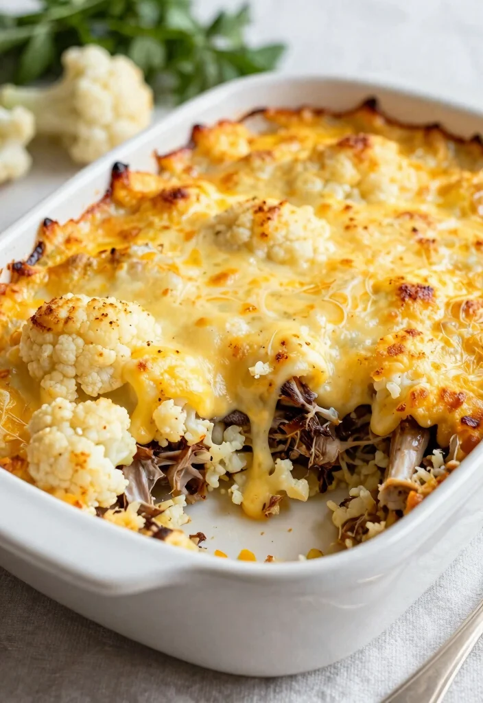 16 Comforting Lamb Casserole Recipes for Family Dinners - 15. Cheesy Lamb and Cauliflower Casserole 1