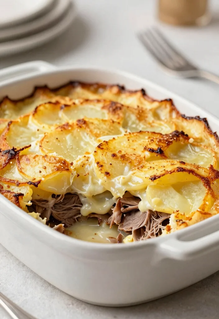 16 Comforting Lamb Casserole Recipes for Family Dinners - 9. Lamb and Potato Gratin Casserole 1