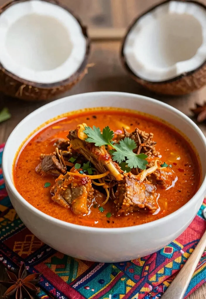 16 Comforting Lamb Soup Recipes for Cozy Meals - 12. Thai Red Curry Lamb Soup 1