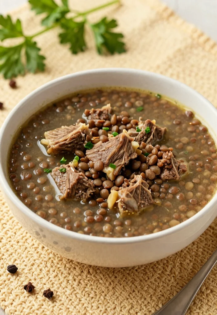 16 Comforting Lamb Soup Recipes for Cozy Meals - 14. Lentil and Lamb Soup 1