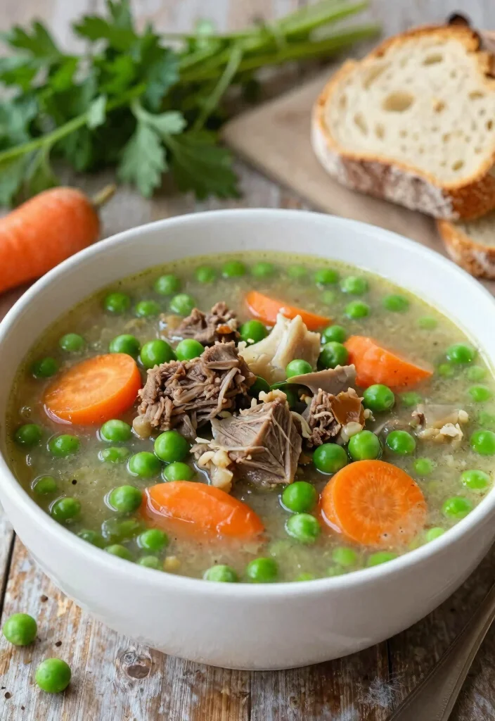 16 Comforting Lamb Soup Recipes for Cozy Meals - 9. Lamb, Carrot, and Pea Soup 1