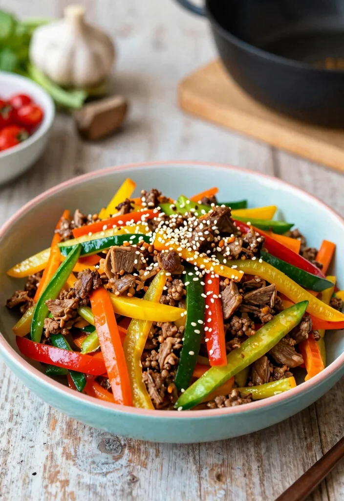 16 Delightful Carnivore Ground Lamb Recipes for Keto & Zero-Carb Lovers - 10. Lamb Stir-Fry with Vegetables 1