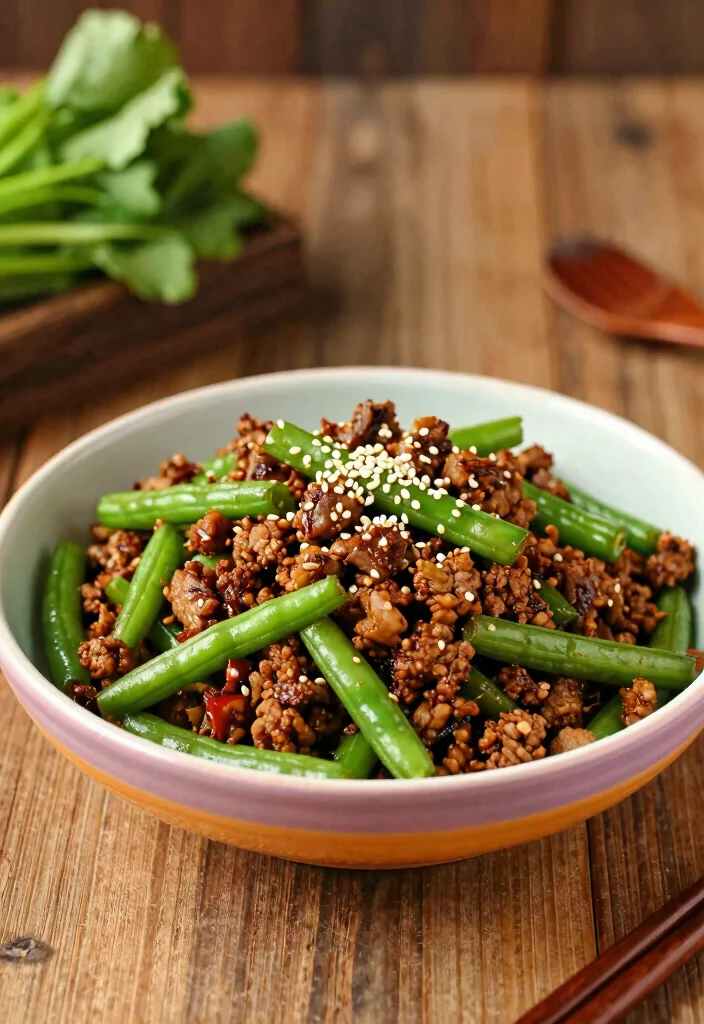 16 Delightful Carnivore Ground Lamb Recipes for Keto & Zero-Carb Lovers - 14. Lamb and Green Bean Stir-Fry 1