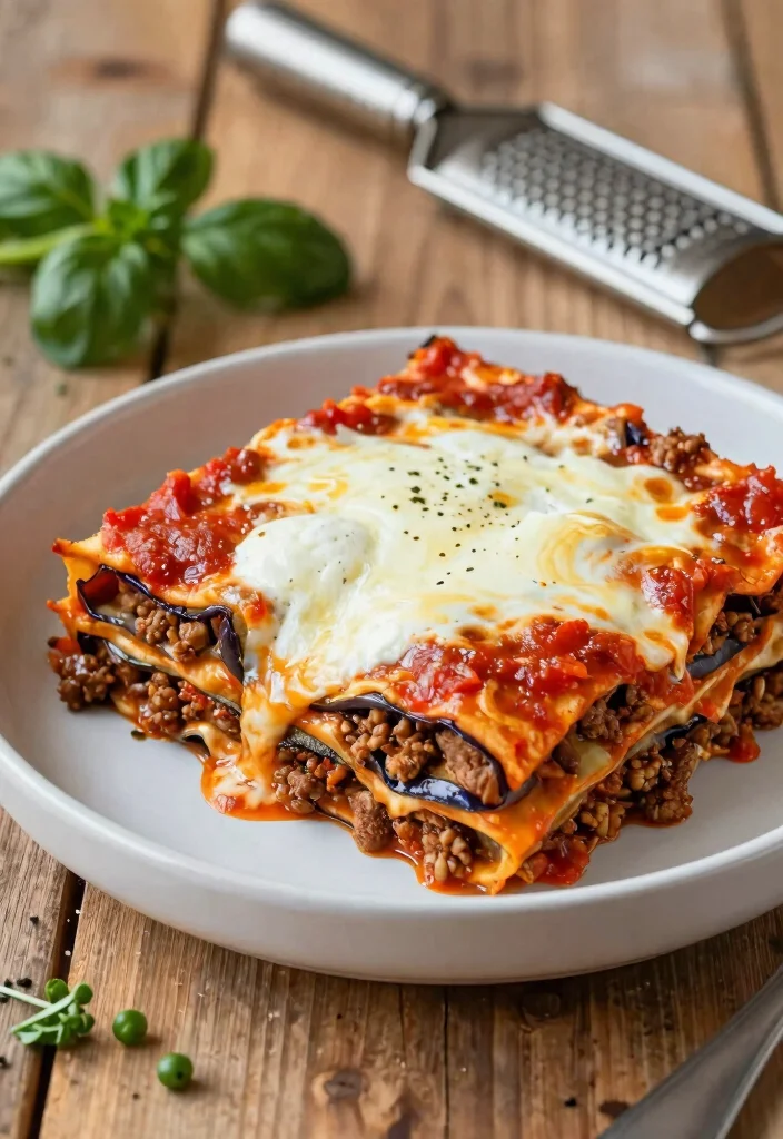 16 Delightful Carnivore Ground Lamb Recipes for Keto & Zero-Carb Lovers - 5. Lamb and Eggplant Lasagna 1