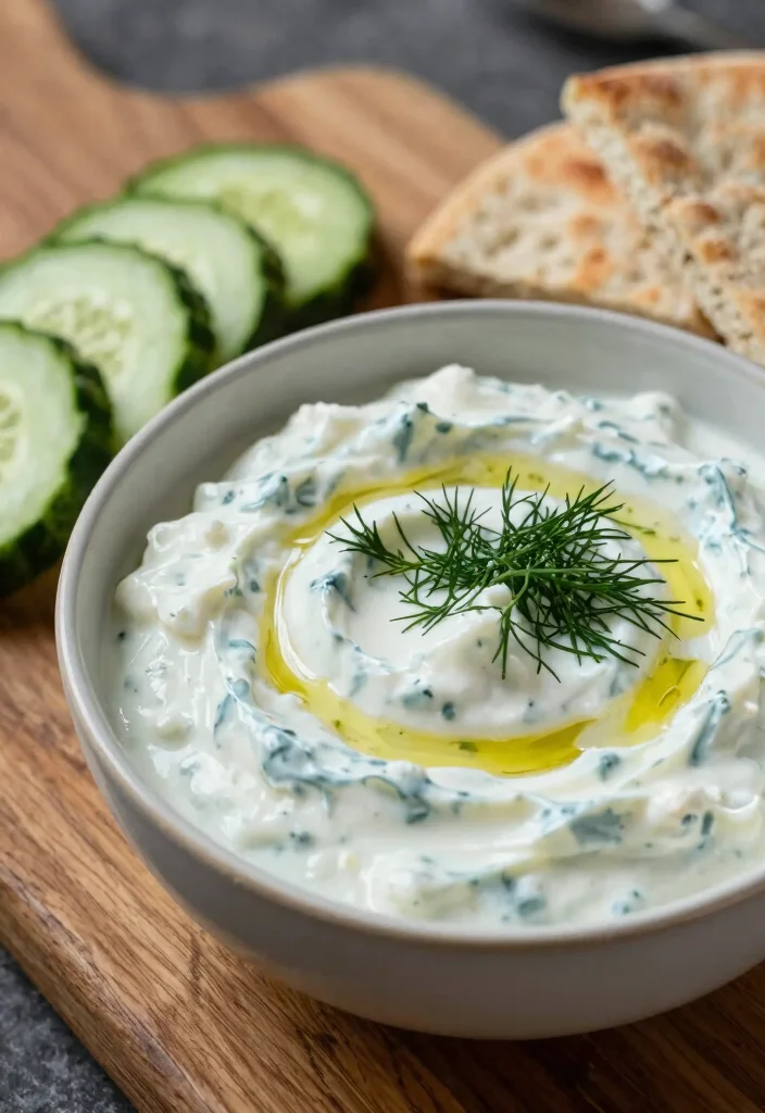 16 Easy Tzatziki Sauce Recipes (Fresh & Cooling) - 1. Classic Greek Tzatziki 1