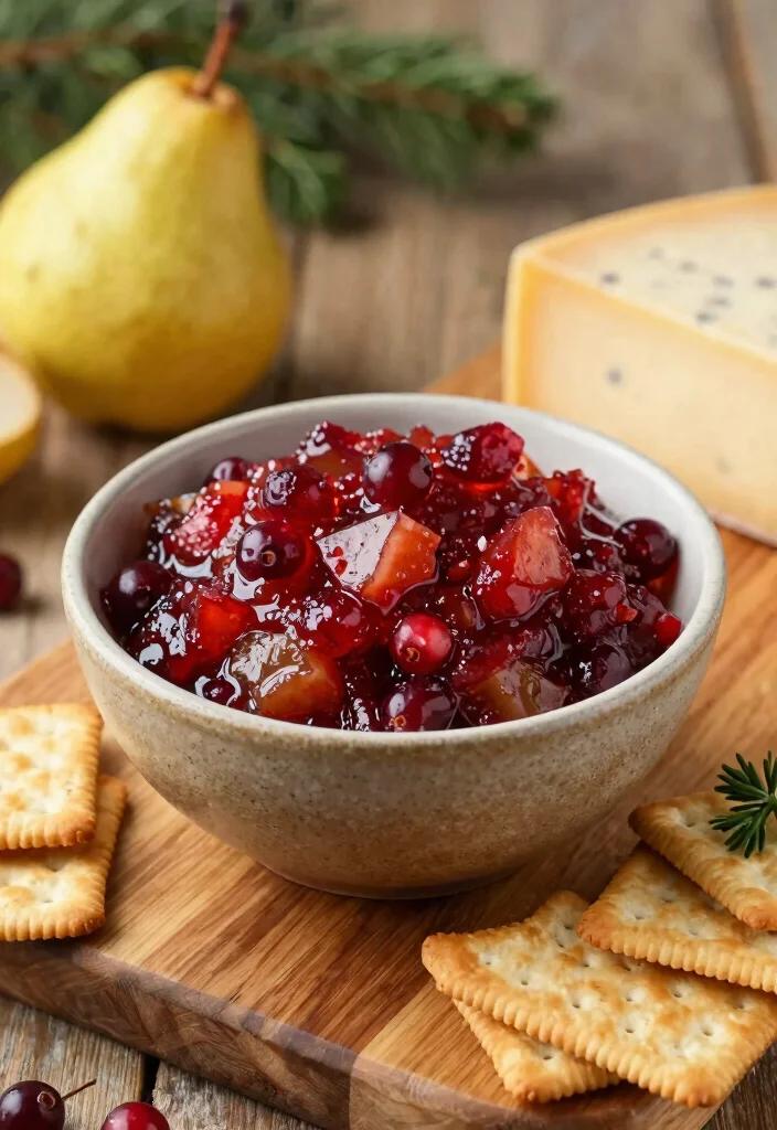 16 Fresh Cranberry Sauce Recipes Made From Scratch - 11. Cranberry Chutney with Pears 1