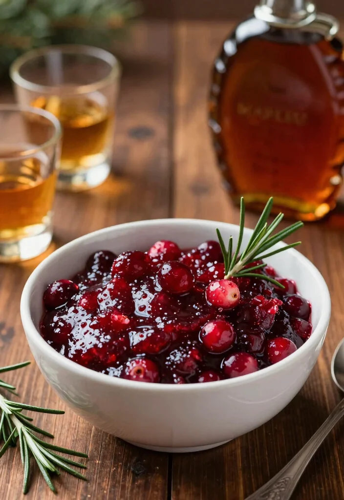 16 Fresh Cranberry Sauce Recipes Made From Scratch - 4. Maple-Bourbon Cranberry Sauce 1