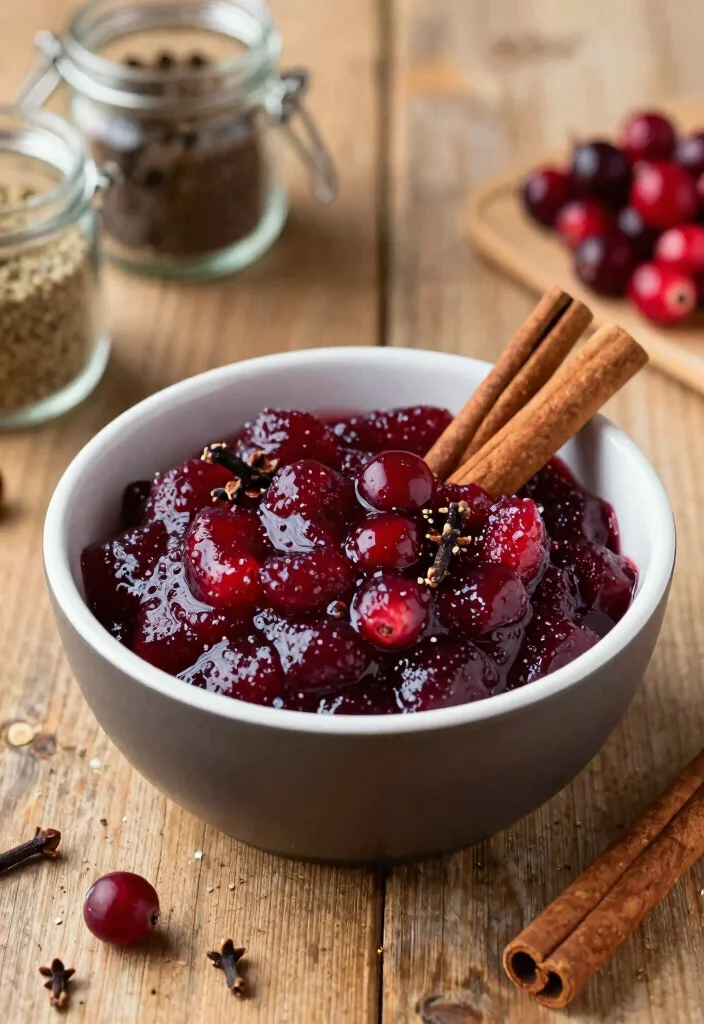 16 Fresh Cranberry Sauce Recipes Made From Scratch - 7. Autumn Spice Cranberry Sauce 1