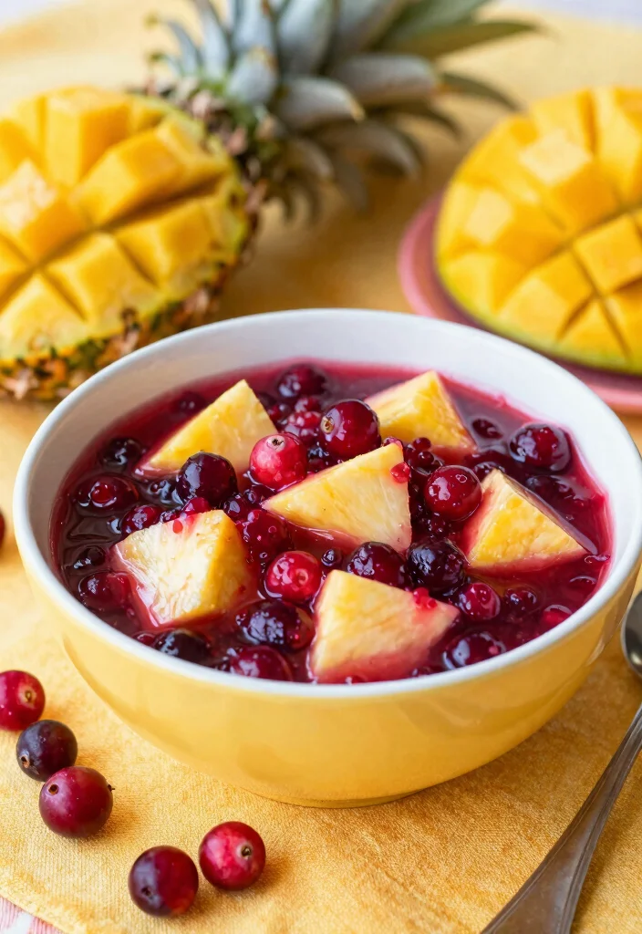16 Fresh Cranberry Sauce Recipes Made From Scratch - 9. Tropical Cranberry Sauce 1