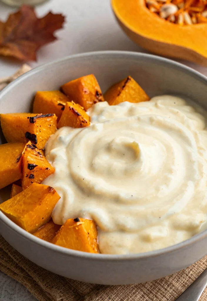 16 White Enchilada Sauce Recipes (Creamy & Mild) - 12. Butternut Squash White Sauce 1