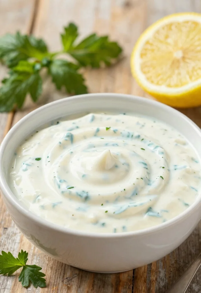 16 White Enchilada Sauce Recipes (Creamy & Mild) - 8. Lemon & Herb White Sauce 1