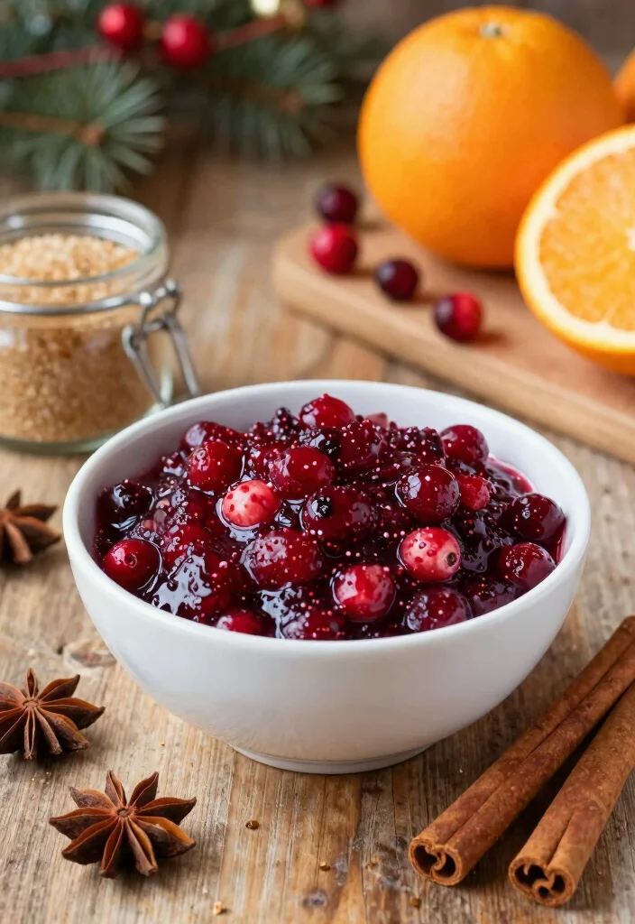 17 Cranberry Sauce Recipes With Orange Juice - 2. Spiced Cranberry Sauce With Orange Juice 1