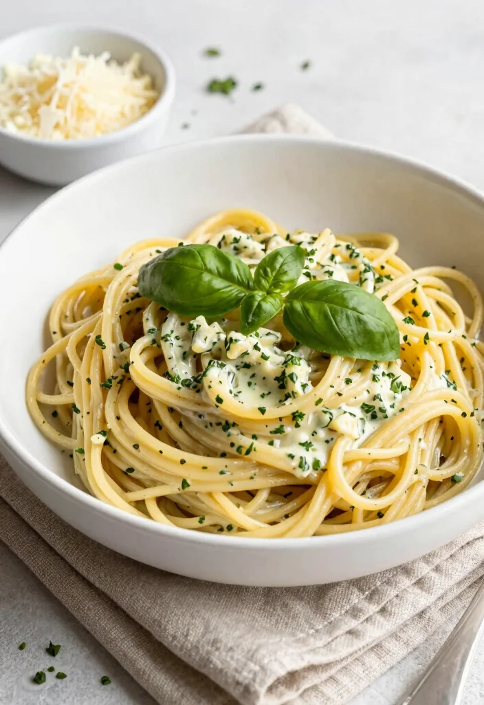 17 Creamy White Sauce Recipes for Pasta Lovers - 2. Garlic and Herb Cream Sauce 1