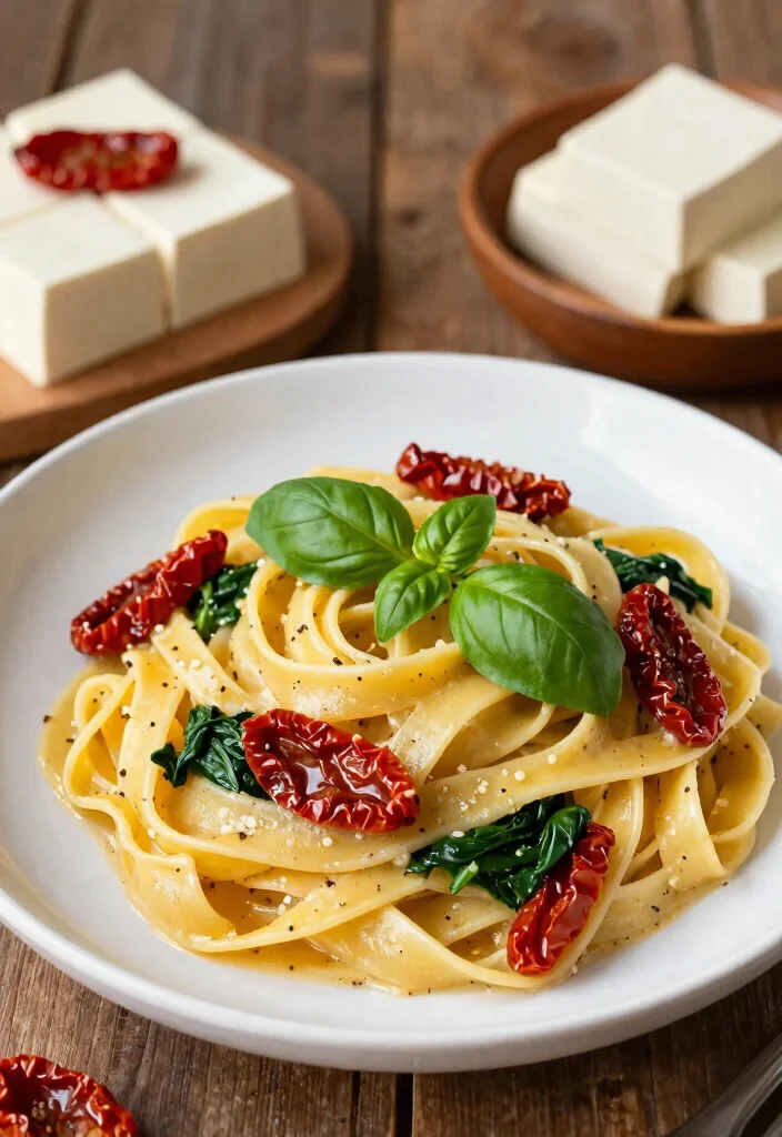 17 Garlic Alfredo Sauce Recipes for Extra Flavor - 4. Garlic Alfredo with Sun-Dried Tomatoes 1