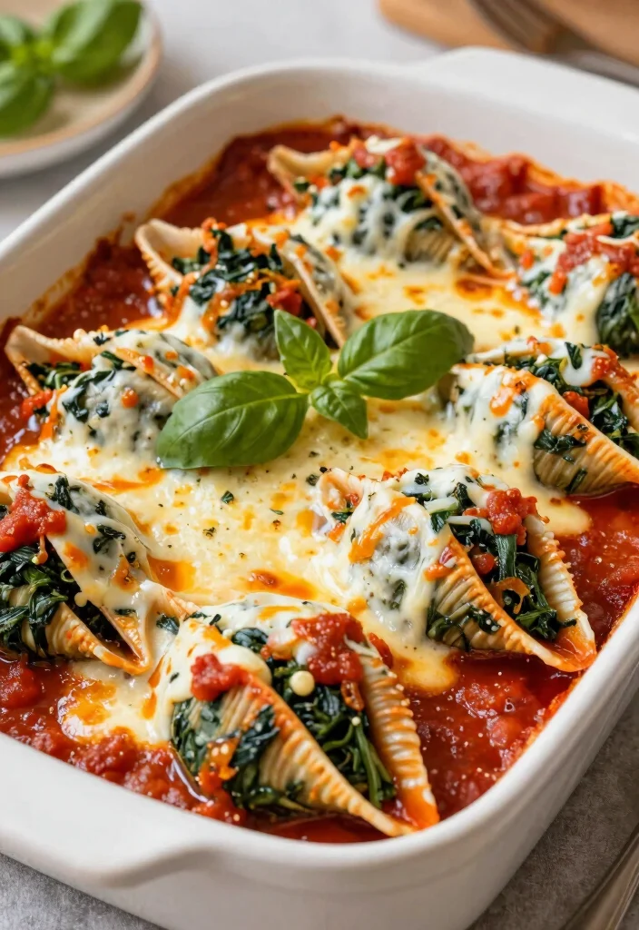 17 Ground Lamb Dinner Recipes the Whole Family Will Love - 13. Lamb and Spinach Stuffed Shells 1