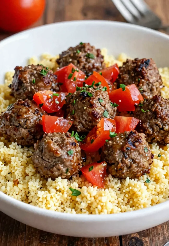 17 Ground Lamb Dinner Recipes the Whole Family Will Love - 6. Ground Lamb Meatballs with Couscous 1