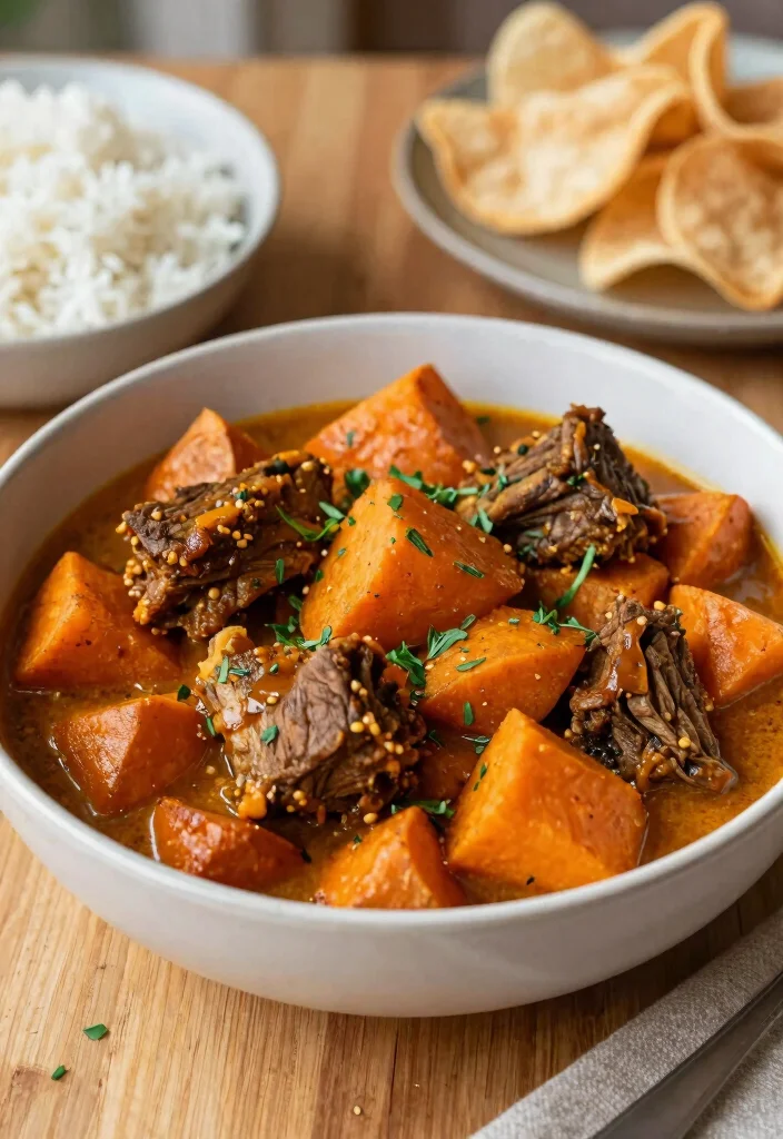 17 South African Lamb Curry Recipes You Should Try - 15. Lamb Curry with Sweet Potatoes 1