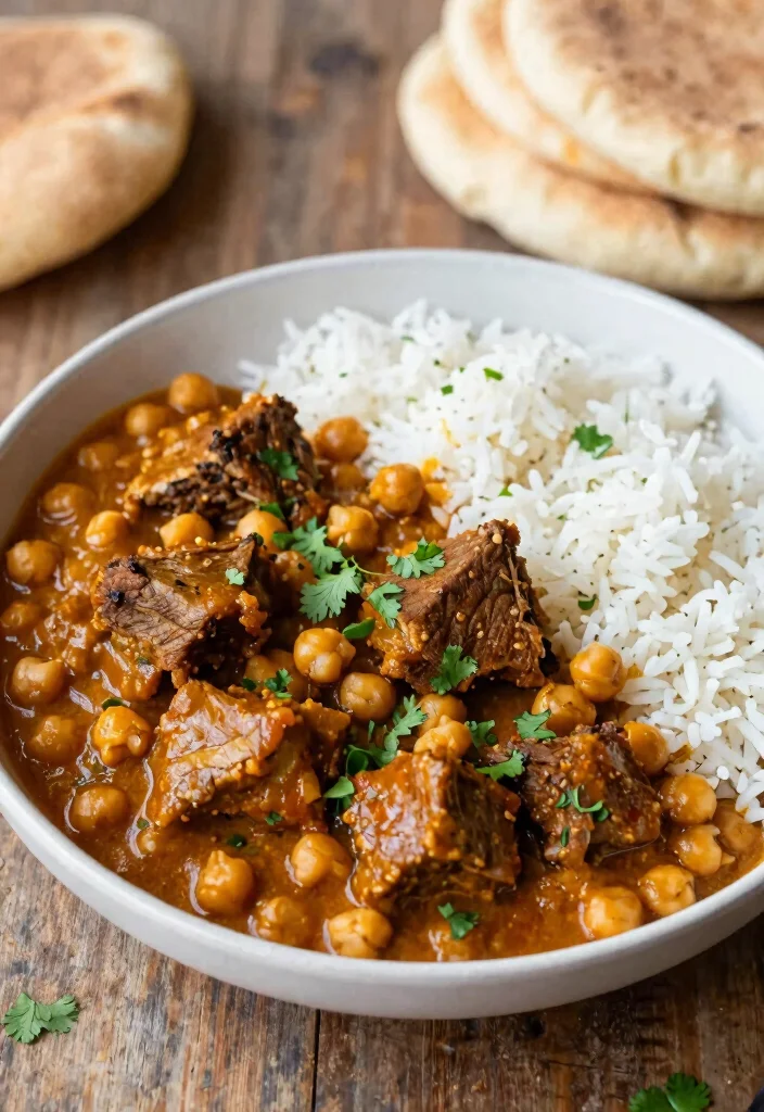 17 South African Lamb Curry Recipes You Should Try - 8. Lamb Curry with Chickpeas 1