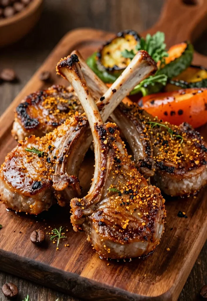 18 Best Lamb Chop Recipes for Special Occasions - 14. Coffee and Spice Rubbed Lamb Chops 1