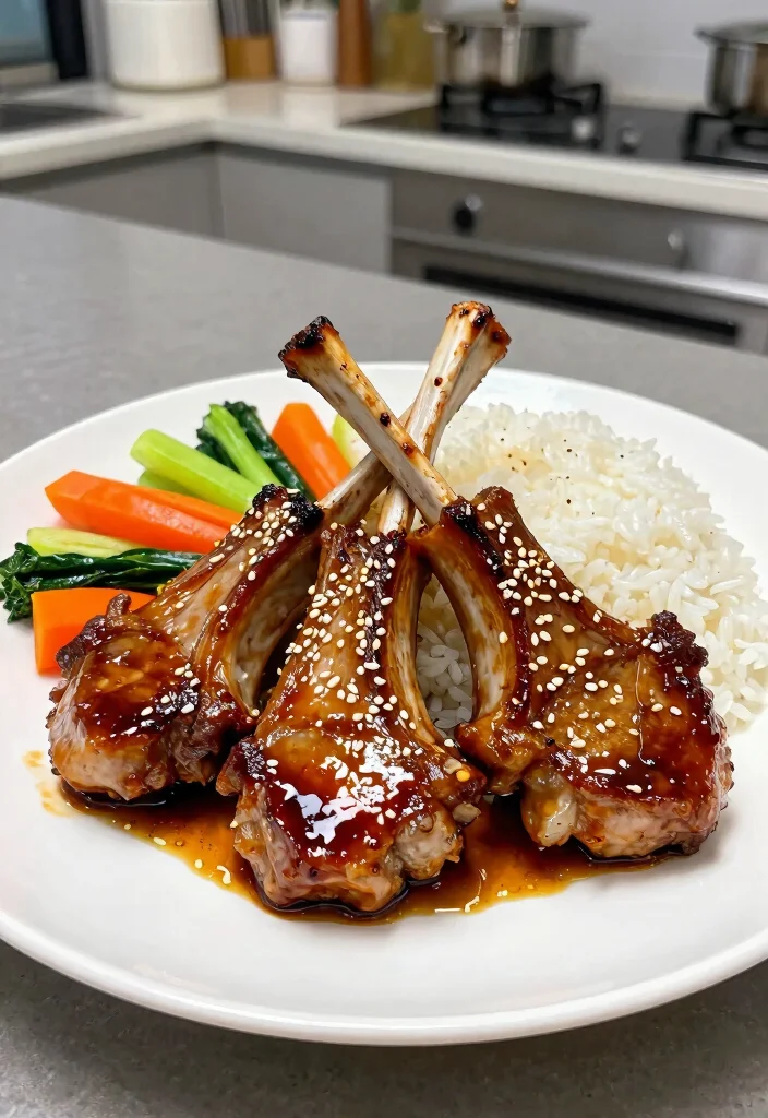 18 Best Lamb Chop Recipes for Special Occasions - 16. Ginger Soy Glazed Lamb Chops 1