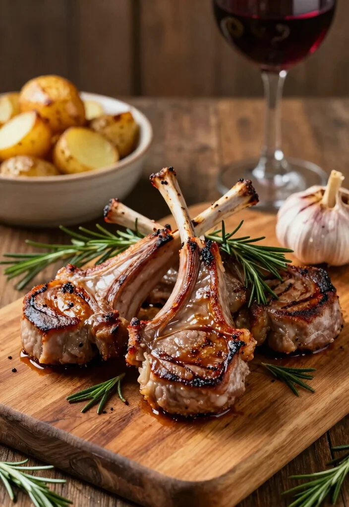 18 Best Lamb Chop Recipes for Special Occasions - 7. Garlic and Rosemary Lamb Chops 1