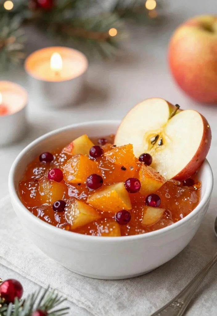 18 Cranberry Orange Sauce Recipes (Sweet & Tangy) - 4. Cranberry Orange Sauce with Apples 1