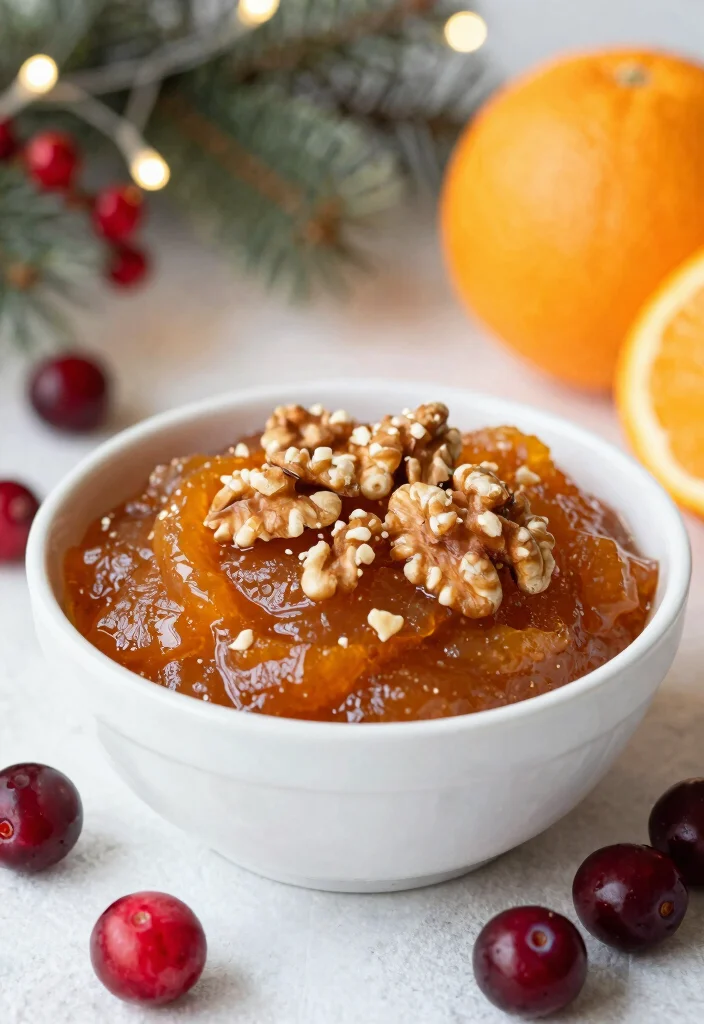 18 Cranberry Orange Sauce Recipes (Sweet & Tangy) - 6. Cranberry Orange Sauce with Nuts 1