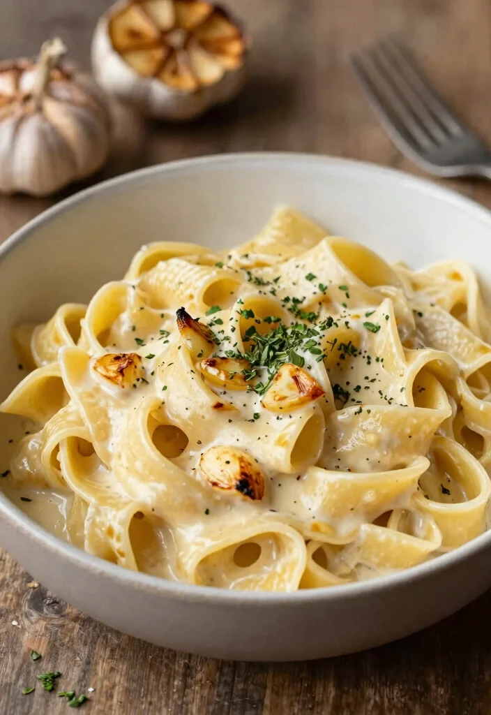 18 Easy Alfredo Sauce Recipes (Creamy & Foolproof) - 13. Roasted Garlic Alfredo Sauce 1
