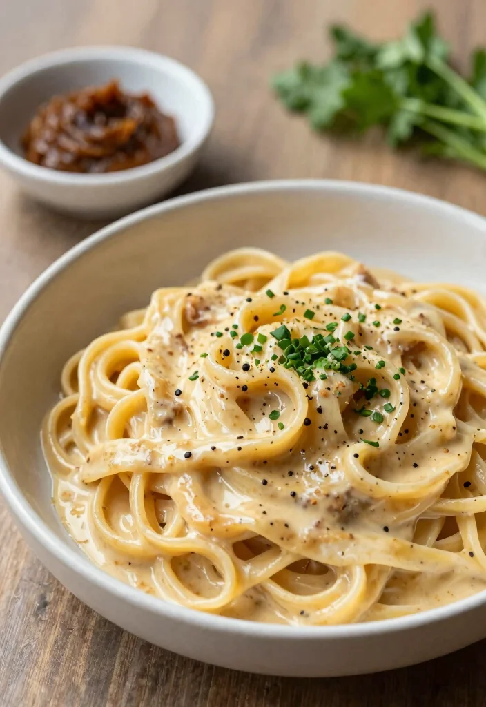 18 Easy Alfredo Sauce Recipes (Creamy & Foolproof) - 17. Miso Alfredo Sauce 1