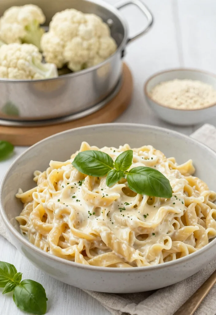 18 Easy Alfredo Sauce Recipes (Creamy & Foolproof) - 4. Cauliflower Alfredo Sauce 1
