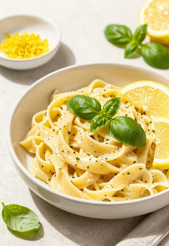 18 Easy Alfredo Sauce Recipes (Creamy & Foolproof) - 6. Lemon Basil Alfredo 1