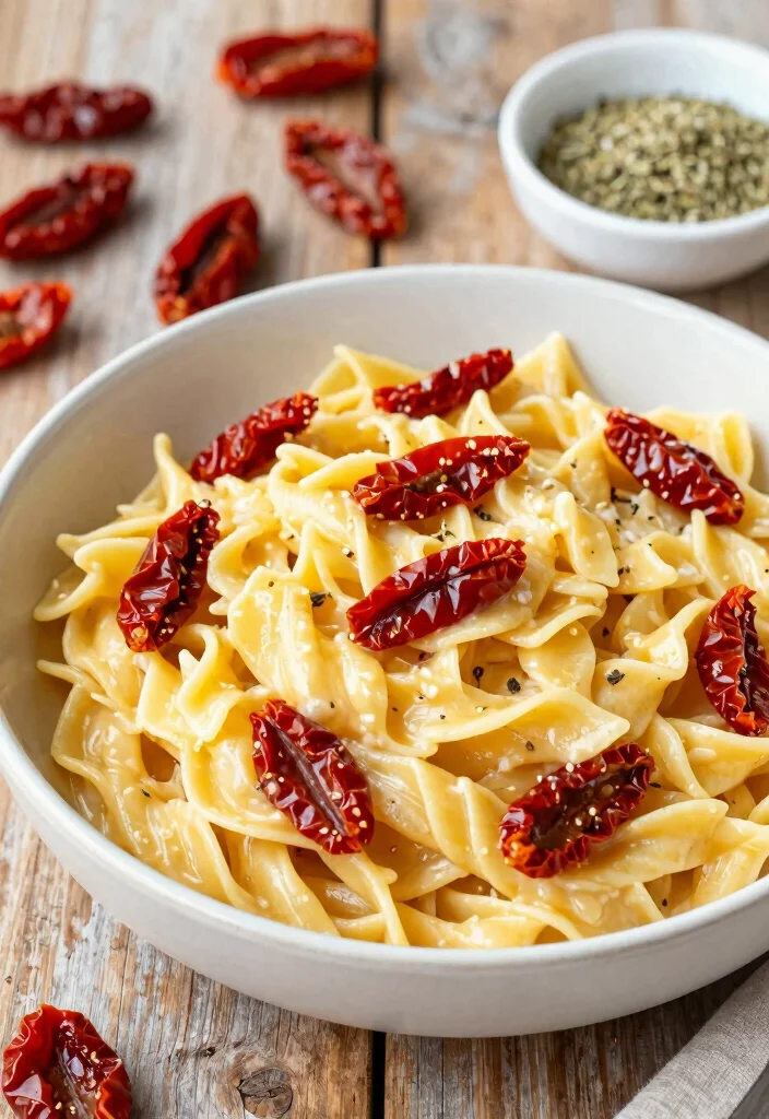 18 Easy Alfredo Sauce Recipes (Creamy & Foolproof) - 8. Sun-Dried Tomato Alfredo 1