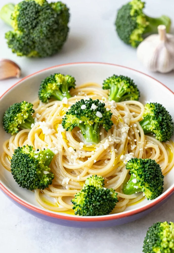 18 Garlic White Sauce Pasta Recipes You'll Love - 8. Garlic and Broccoli Pasta 1