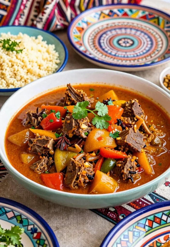 18 Hearty Lamb Stew Meat Recipes for Comfort Meals - 4. Lamb and Vegetable Moroccan Stew 1