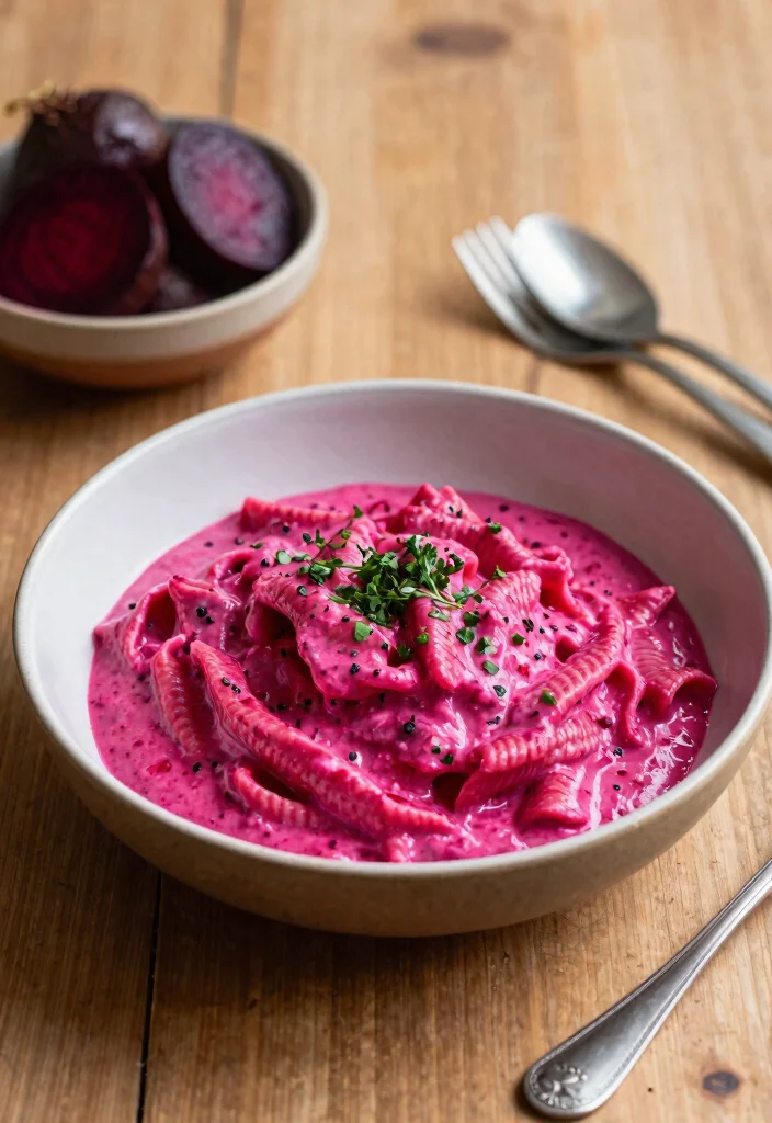 18 Pasta White Sauce Recipes for Perfect Creaminess - 14. Beetroot Cream Sauce 1