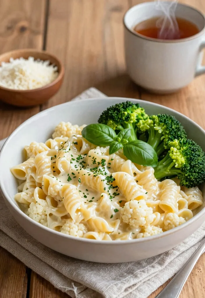 18 Pasta White Sauce Recipes for Perfect Creaminess - 2. Cauliflower Alfredo 1