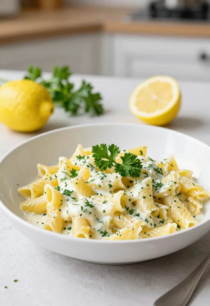 18 Pasta White Sauce Recipes for Perfect Creaminess - 6. Lemon and Herb Cream Sauce 1