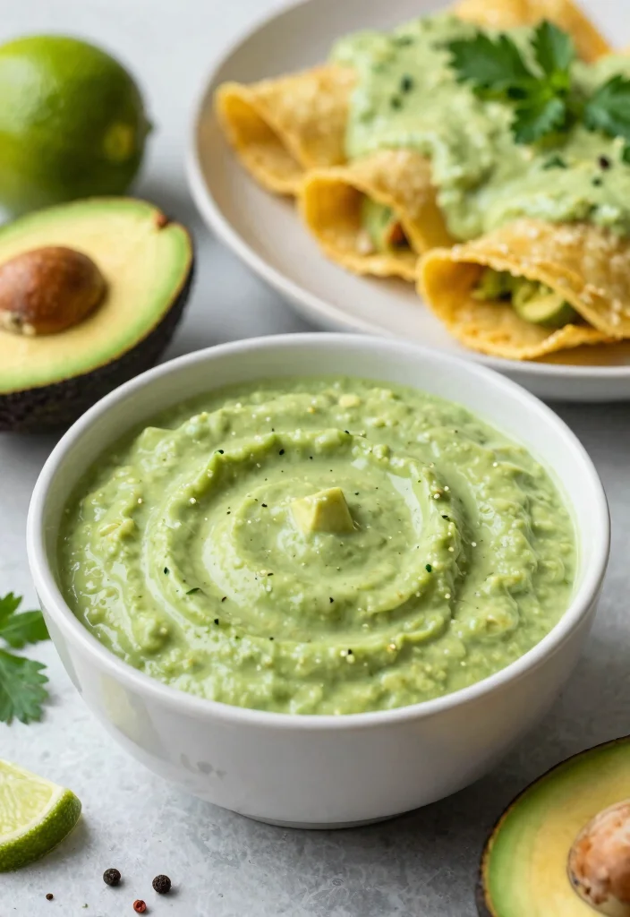 18 Red Enchilada Sauce Recipes (Bold & Traditional) - 10. Creamy Avocado Enchilada Sauce 1