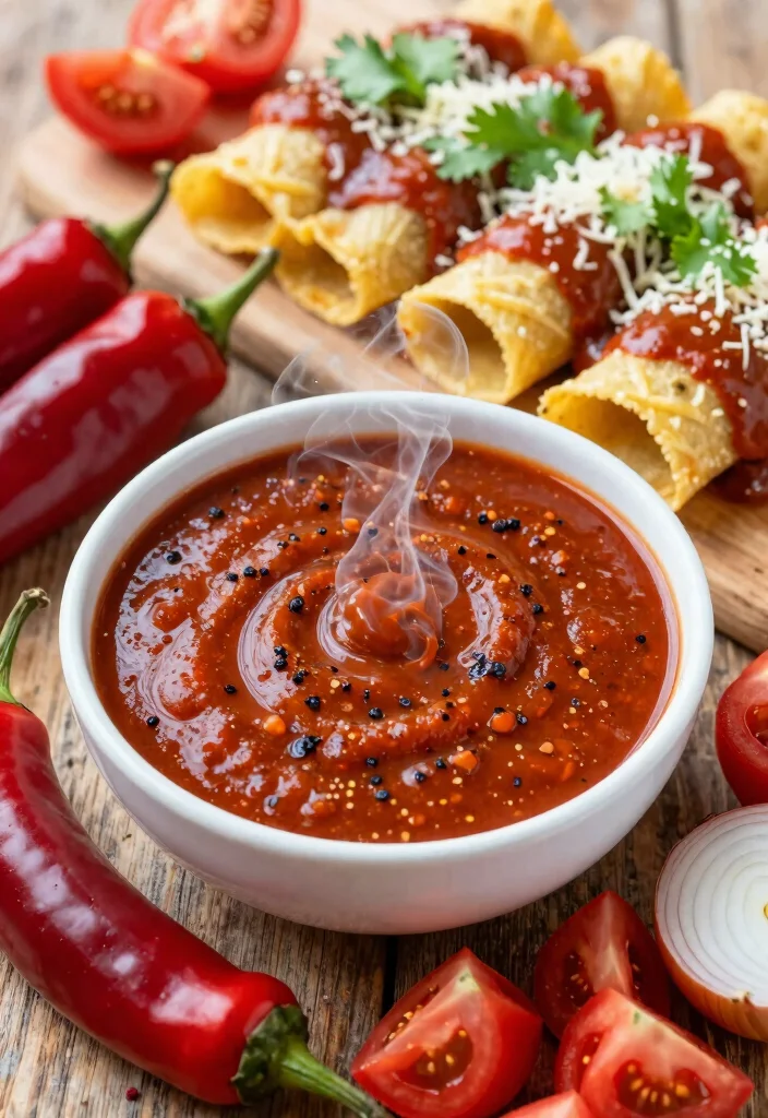 18 Red Enchilada Sauce Recipes (Bold & Traditional) - 2. Smoky Chipotle Enchilada Sauce 1