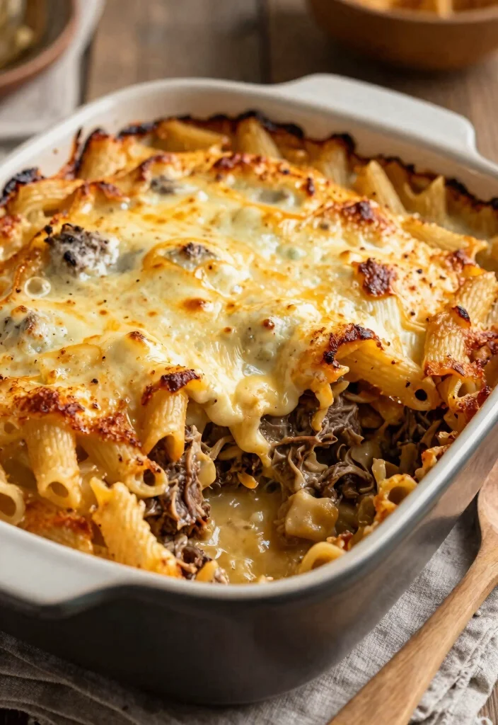 19 Easy Leftover Lamb Recipes That Taste Better the Next Day - 16. Creamy Lamb Pasta Bake 1