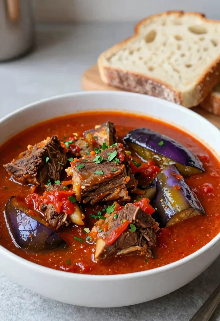 19 Easy Leftover Lamb Recipes That Taste Better the Next Day - 17. Lamb and Eggplant Stew 1