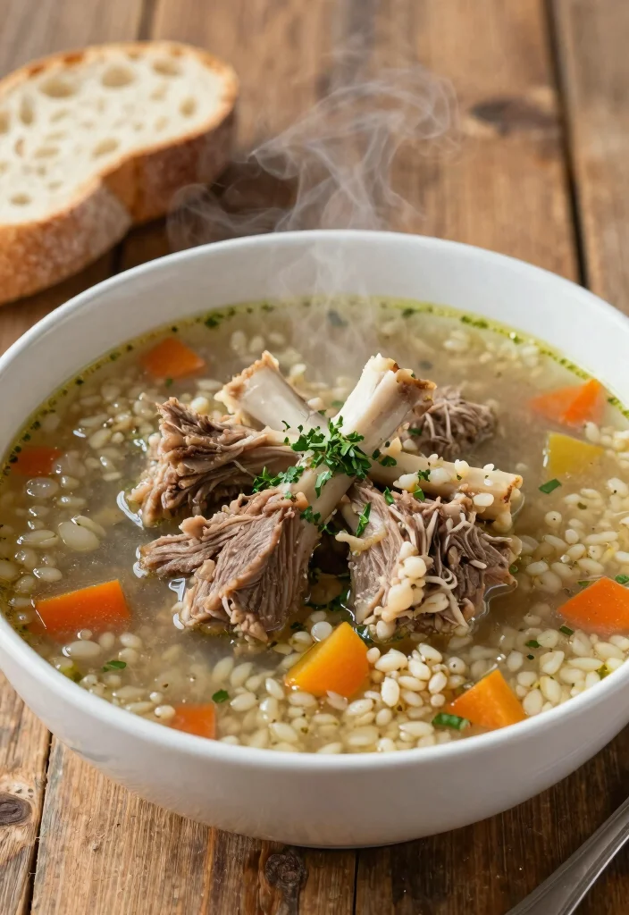 19 Easy Leftover Lamb Recipes That Taste Better the Next Day - 18. Lamb Soup with Barley 1