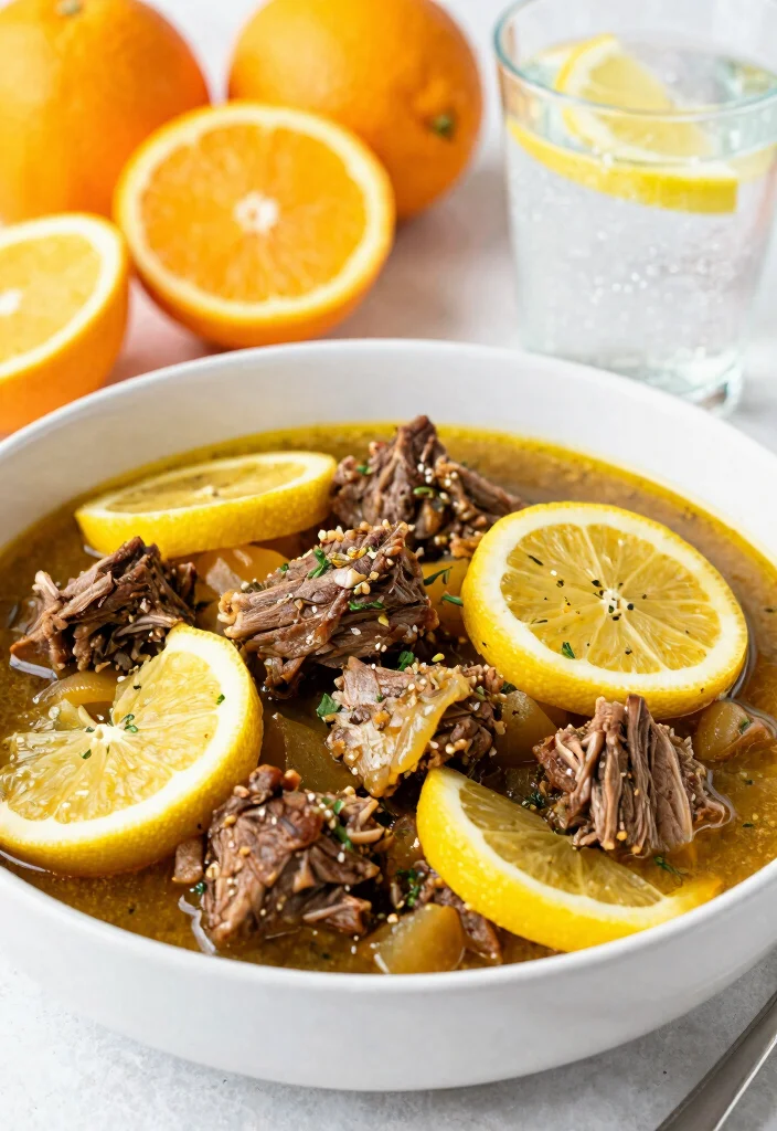 19 Greek Lamb Stew Recipes with Mediterranean Flavor - 4. Citrus-Infused Greek Lamb Stew 1