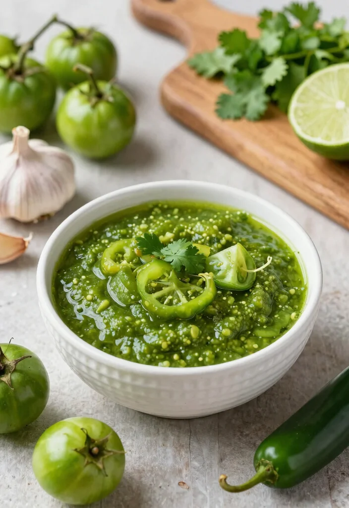 19 Green Enchilada Sauce Recipes (Fresh & Zesty) - 1. Classic Tomatillo Green Sauce 1