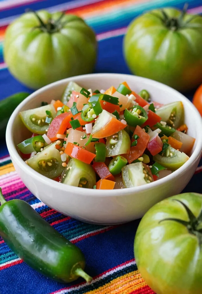 19 Green Enchilada Sauce Recipes (Fresh & Zesty) - 10. Green Tomato Salsa 1