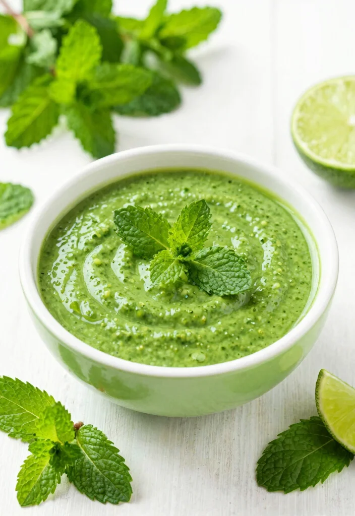 19 Green Enchilada Sauce Recipes (Fresh & Zesty) - 13. Minty Green Sauce 1