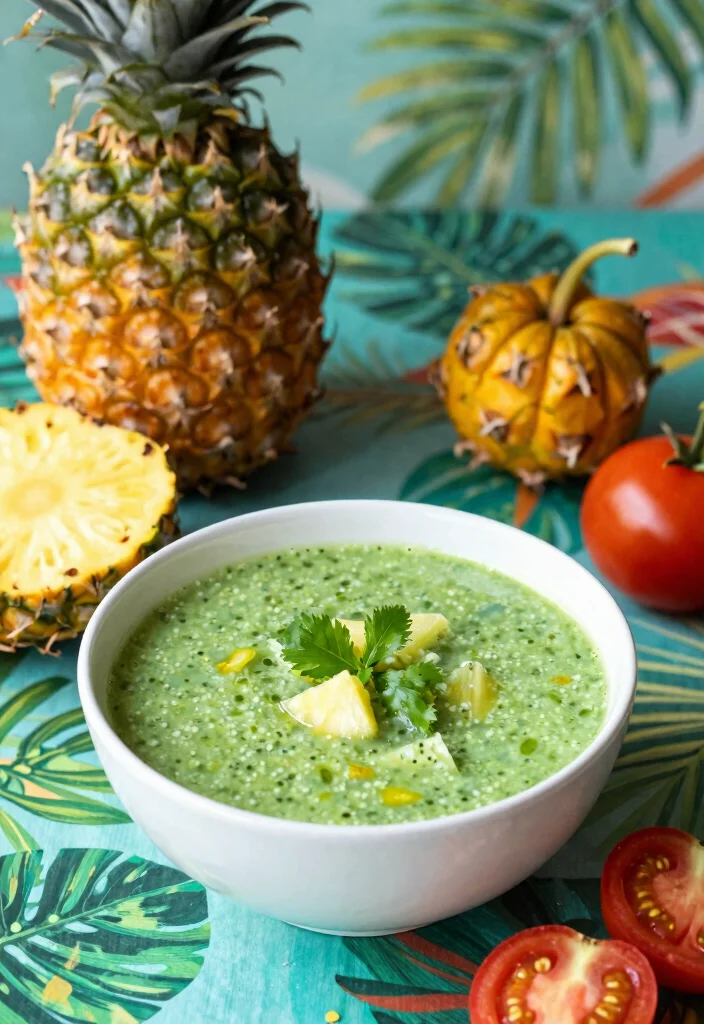 19 Green Enchilada Sauce Recipes (Fresh & Zesty) - 17. Pineapple Green Sauce 1
